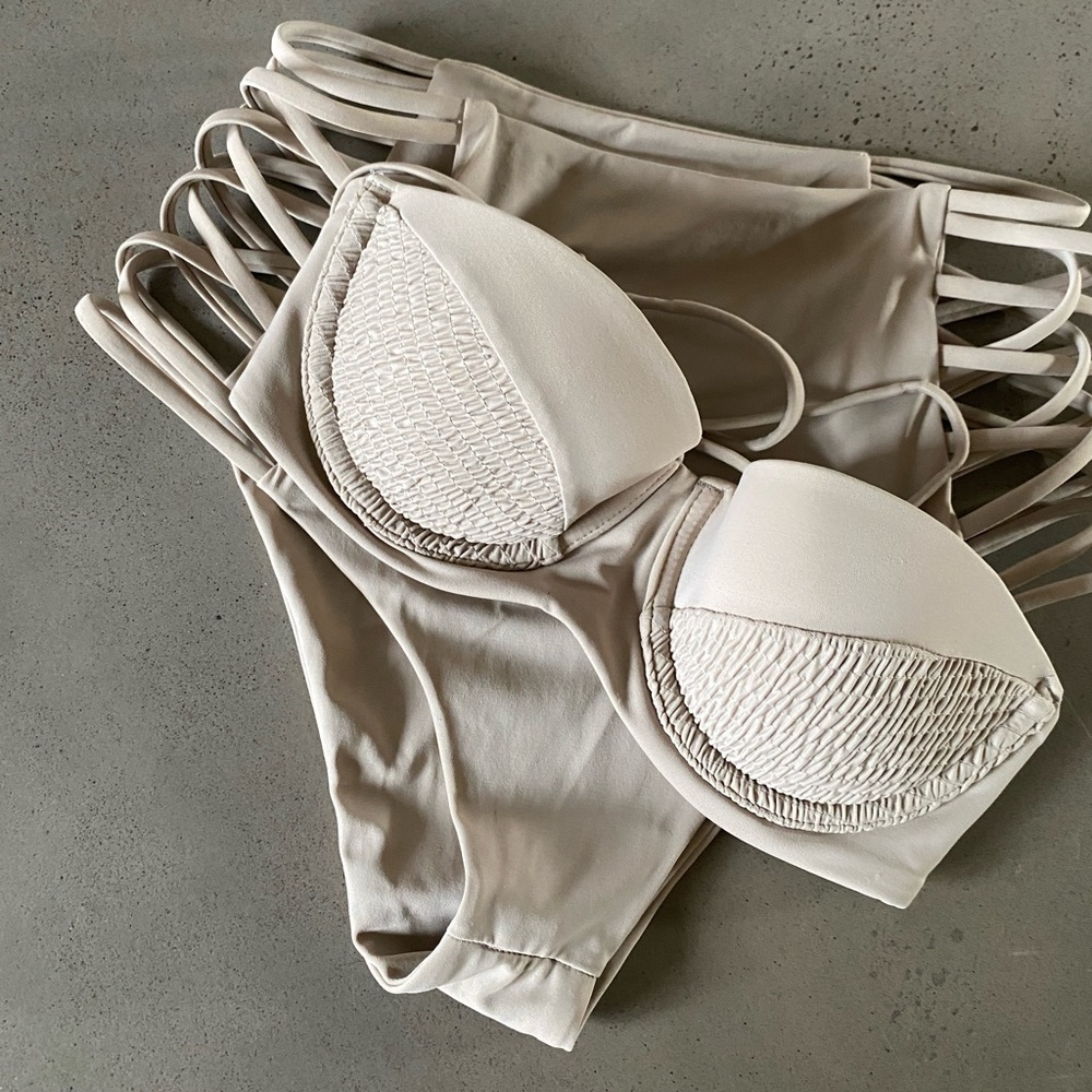 Taupe color bikini (never used)